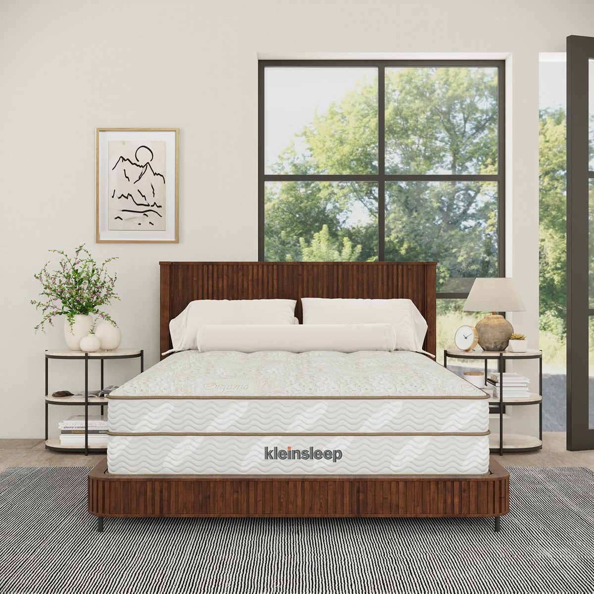 EH Opal Euro Pillow Top Coil on Coil Mattress Kleinsleep